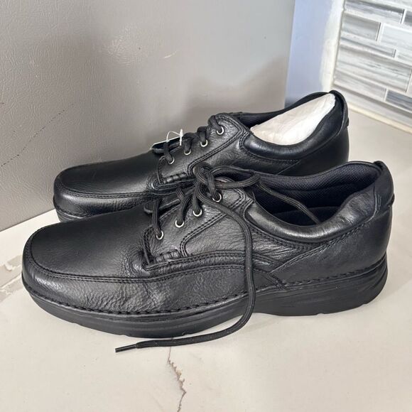 Bass Stanley Men’s Black Leather Upper Lace up Casual Shoes Oxfords Size 11.5M main image 9